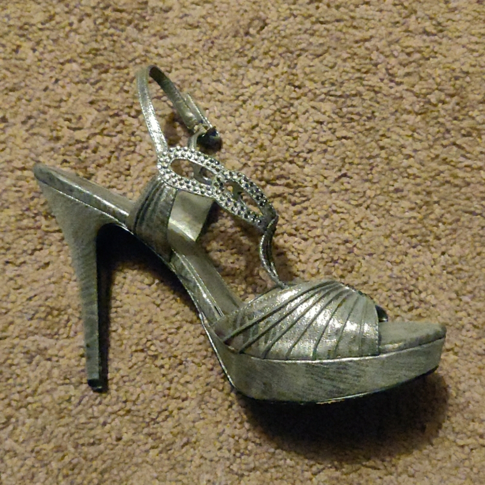 Silver heels